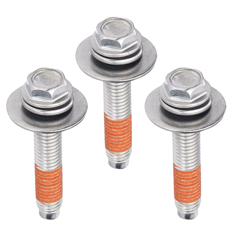 [Australia - AusPower] - 3 Pack of ENTERPARK ALL NEW Washer 4011FA4353E Common Bolt (Spider Bolt) Replacement of 1555488 AH3522806 EA3522806 PS3522806 