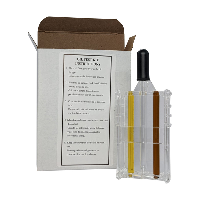 [Australia - AusPower] - Fryer Oil Visual Test Kit with Dropper & Two Tubes (14-17 & 25 TPM) for Monitoring Shortening Quality 
