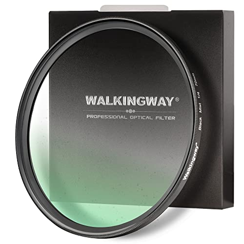 Walking Way 67mm Black Diffusion Filter 1/2, Soft Dreamy Cinematic Effect Filter, Hazy Diffuser, Ultra-Slim Frame, Multi-Coated Optical Glass, Water/Scratch Resistant for Portrait/Vlog/Video 67 mm 1/2 Diffusion
