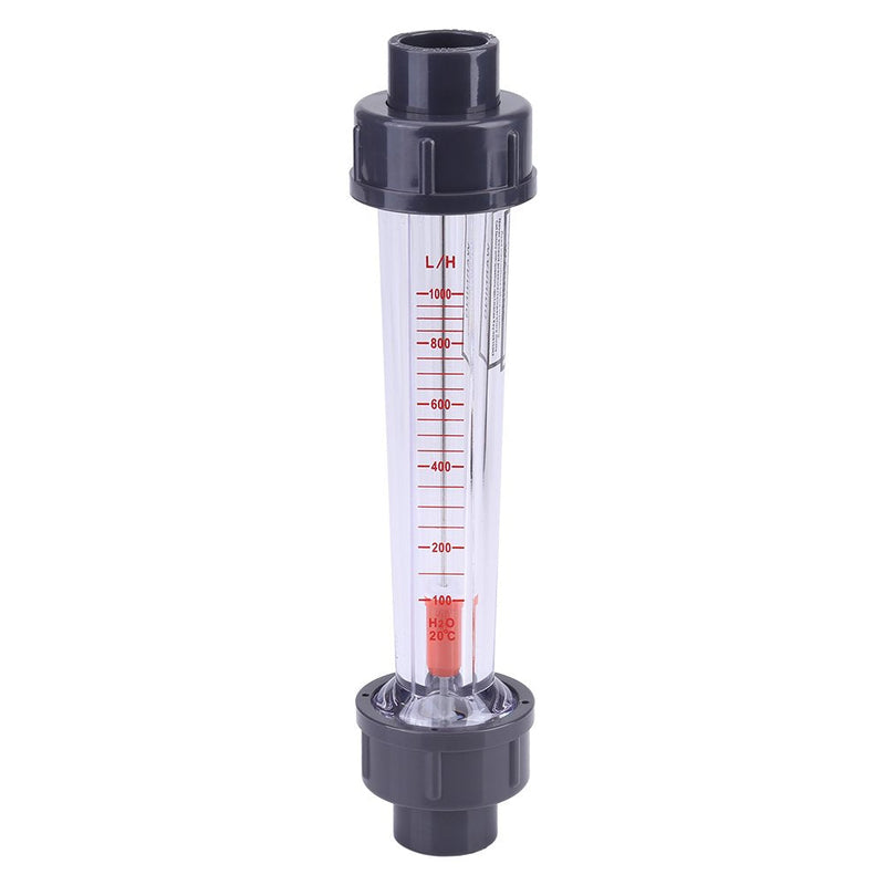 [Australia - AusPower] - LZS-15 Water Meter, Plastic Tube 100-1000L/H Water Rotameter Instantaneous Meter Liquid Water Flowmeter for DN15(1/2") Tube 