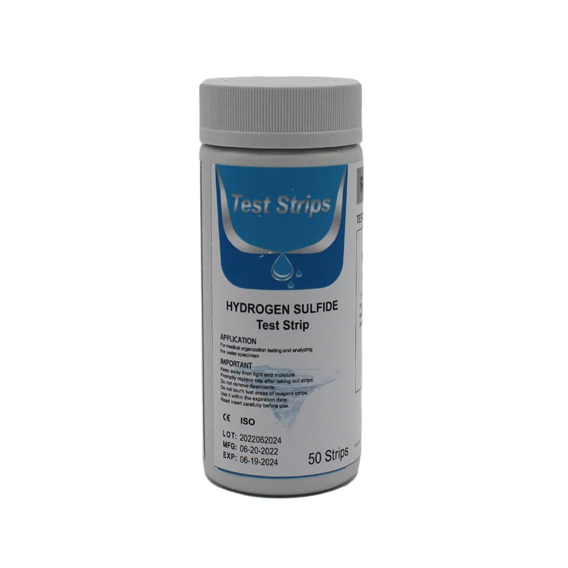 [Australia - AusPower] - Envig Hydrogen Sulfide Water Test Strips for Well Water, 50 Test Strips, 0-10 PPM, 30 Seconds Test, Rotten Egg Smell Well Water Testing 