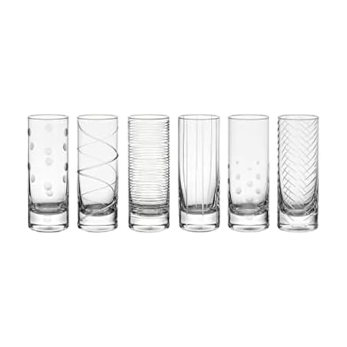 Mikasa Cheers Set of 6 Shot Glasses, 3.5 Ounce 3.5 Ounces