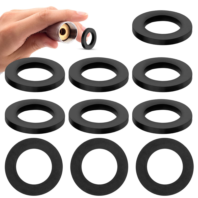 [Australia - AusPower] - Prasacco 25 Pieces Shower Hose Washers, Rubber Hose Washer Tap Sealing Rings Shower Head Washers Rubber Washers Seals,1/2 Inch Hose Washer Seal for Shower Head and Hose Connecting 