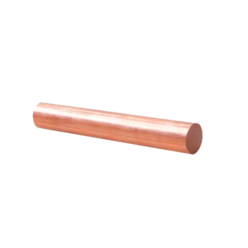 1Pcs Pure Copper Round Rod 3/4"(20mm) Dia 7.87" Length Bare Copper Cu Metal Rod for Metal Craft Hobbies 3/4" Dia 8"Length