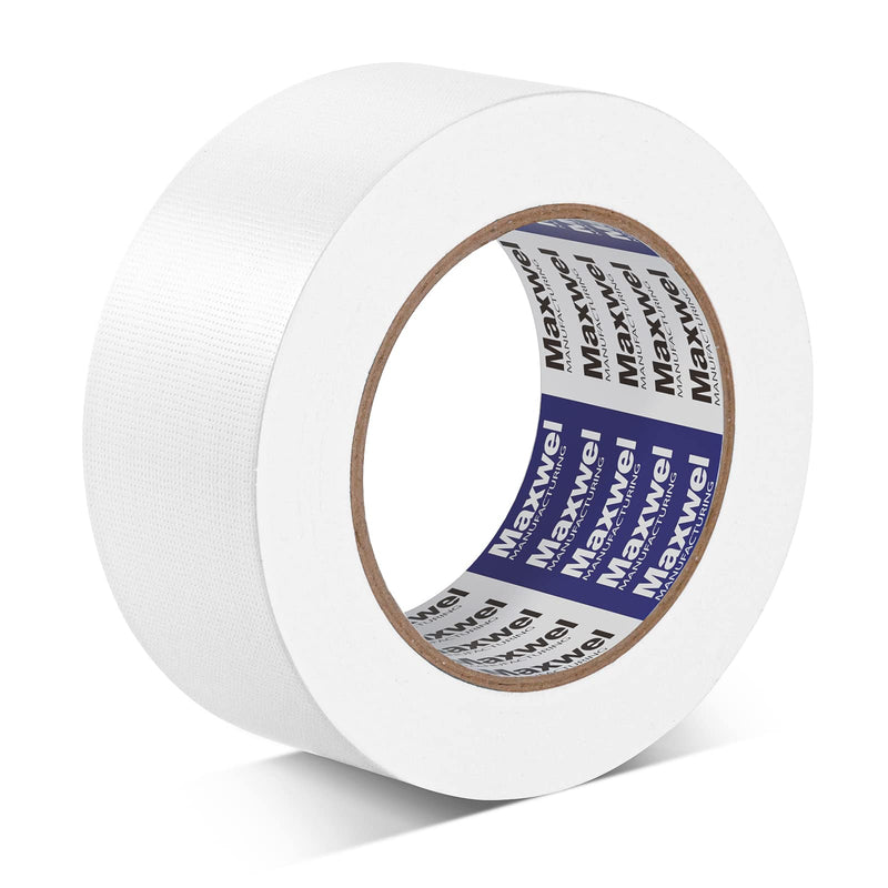 [Australia - AusPower] - Duct Tape White Heavy Duty - 1.88 in 35 Yds Waterproof No Residue Strong Adhesive Duct Tape Tearable for Indoor Outdoor Use,Multi Purpose Home Repair 