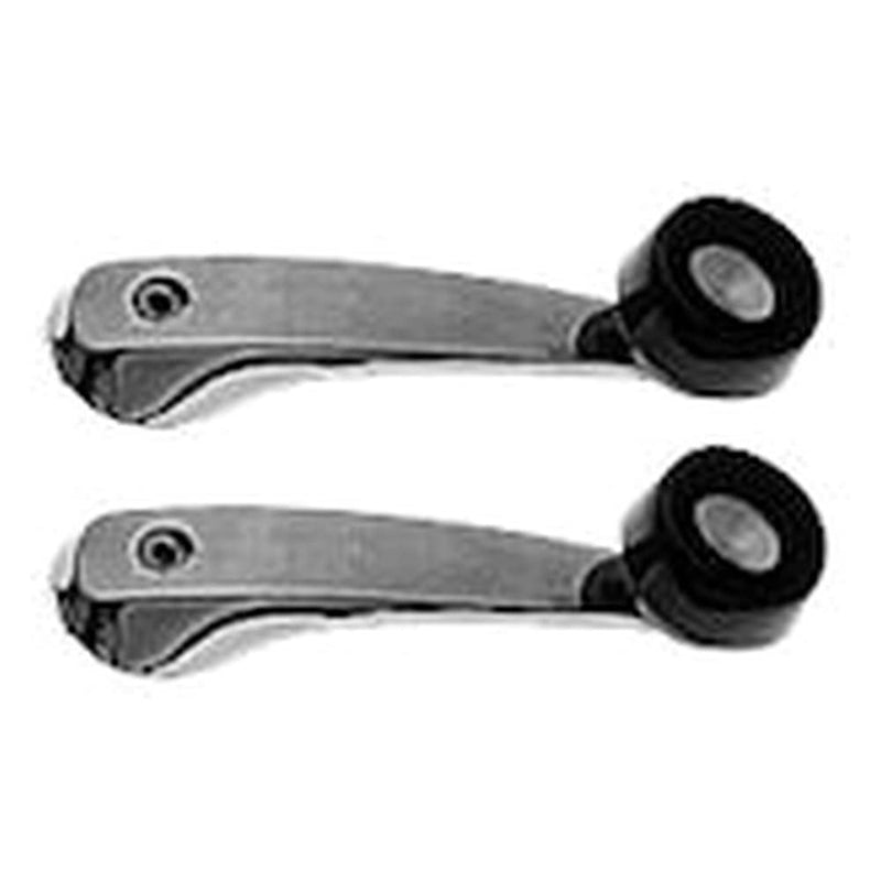 [Australia - AusPower] - TRQ Window Crank Handle Set Pair Kit Compatible with Chrysler Dodge 250 Pickup Truck 150 