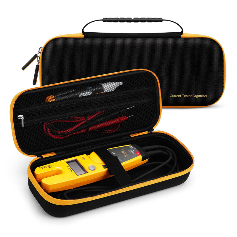 [Australia - AusPower] - KingSung Hard Case for Fluke T5-600/T5-1000/ T5600/ T6-600 Electrical Voltage, Tester Multimeter Carrying Storage Bag, Black 