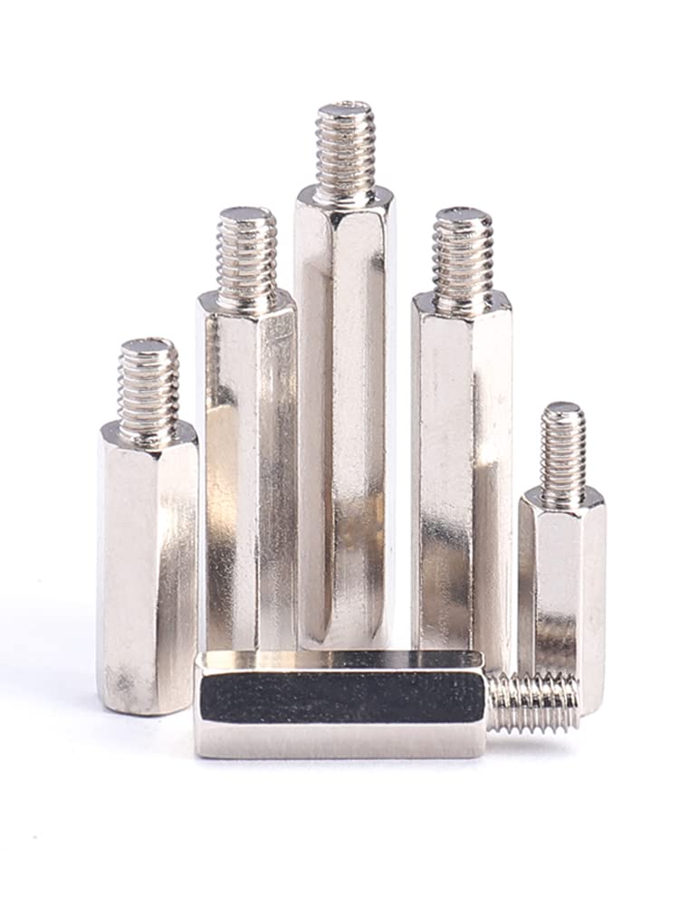 [Australia - AusPower] - M4 Hex Standoff Male Female Metric Thread Spacer Motherboard Spacer Prototyping Accessories for PCB, Quadcopter Drone, Computer & Circuit Board Assortment Kit Carbon Steel m4 