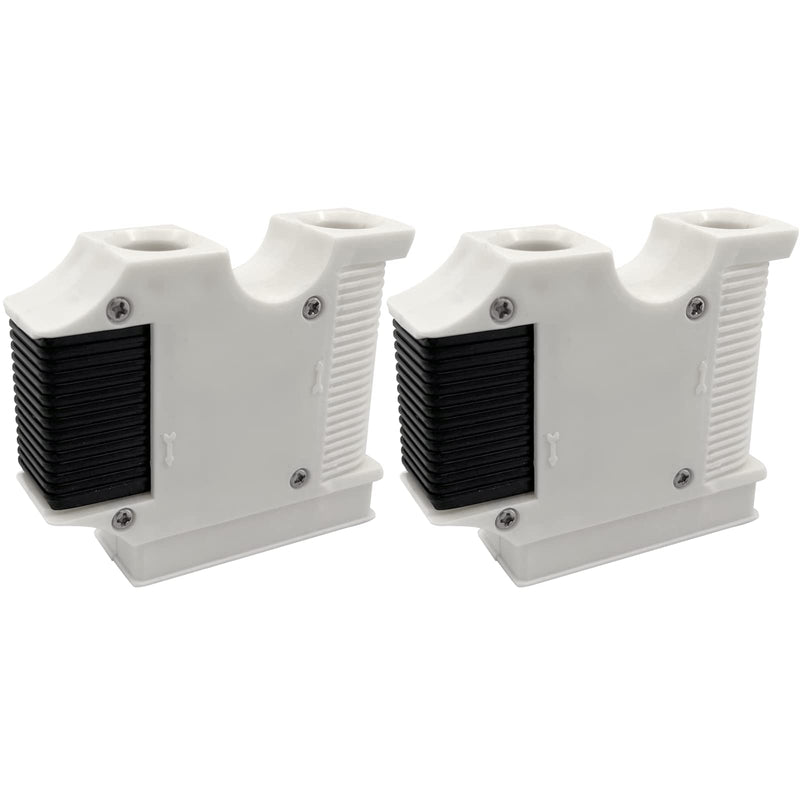 ISURE MARINE 2 Pcs Boat Fender Quick Draw Fender Hanger for Bumper, Pontoon Boat Fender Clips