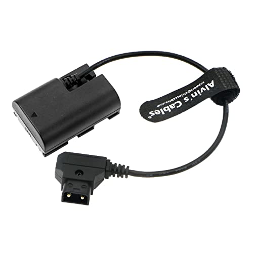 Alvin’s Cables LP-E6NH Dummy Battery to D-Tap Power Cable for Canon-R5C Camera 30CM|12Inches 30CM/12in E6NH