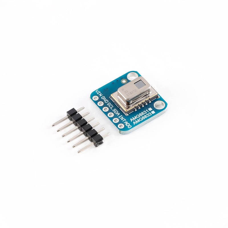 [Australia - AusPower] - AMG8833 8 * 8 IR Thermal Imager Sensor Module Infrared Thermal Camera Sensor Detector 0℃~80℃ 8x8 Infrared Camera Module Array Board IIC I2C 3-5V for Arduino Raspberry Pi 