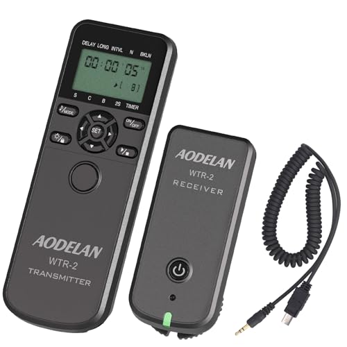Wireless Camera Timer Shutter Release Timelapse Remote Control for Sony S8 Replaces for Sony RM-SPR1