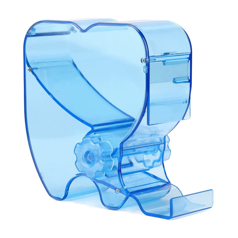 [Australia - AusPower] - YUYTE Cotton Roll Dispenser, Cotton Roll Box, Blue ABS Plastic, Streamlined Design, 