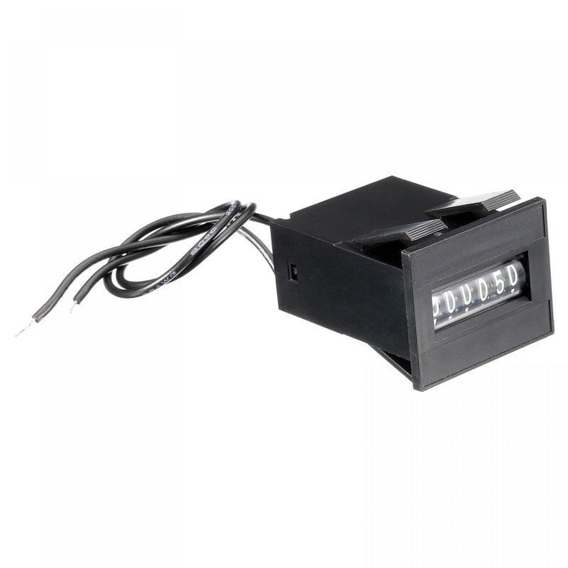[Australia - AusPower] - uxcell Electromagnetic Counter, 6 Digits 0-999999 Counting Range Electronic Pulse Counter Digital Totalizer DC7-24V 