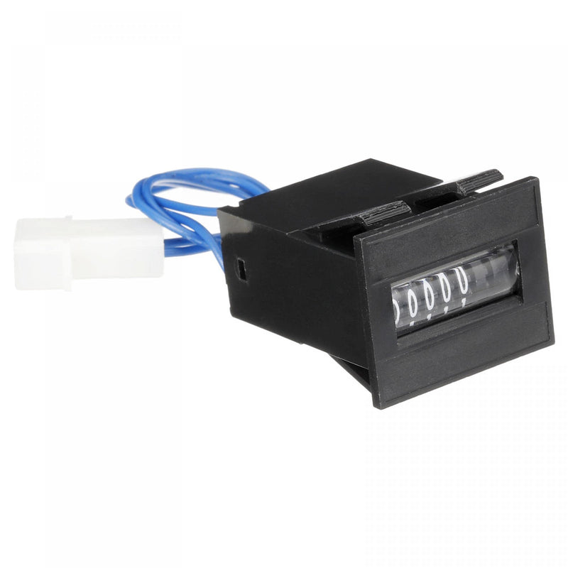 [Australia - AusPower] - uxcell Electromagnetic Counter, 6 Digit 0-999999 Counting Range Electronic Pulse Counter Digital Counter Totalizer Electromagnetic Pulse Counter DC12V 