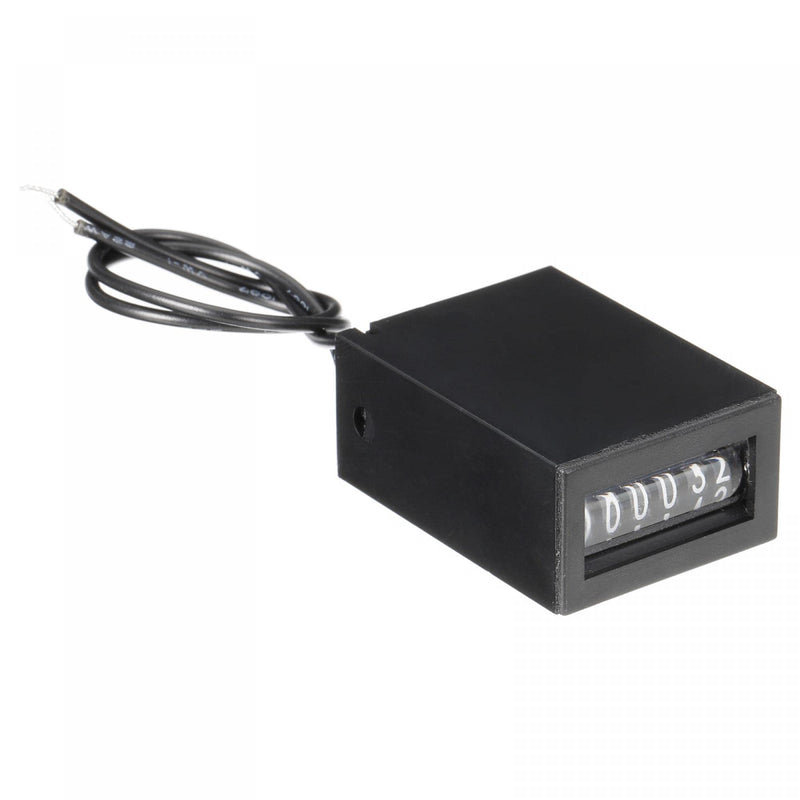 [Australia - AusPower] - uxcell Electromagnetic Counter 6 Digits 0-999999 Counting Range Electronic Pulse Counter Digital Totalizer DC 7-24V 