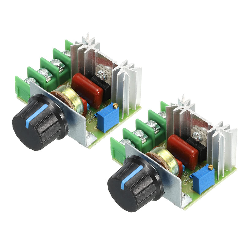 MECCANIXITY AC 2000W 220V B500K, High-Power Thyristor, Electronic Voltage Regulator for Adjusting Dimming, Speed, Temperature 1