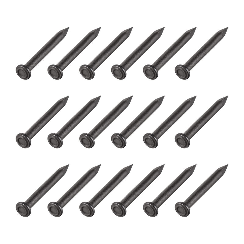 [Australia - AusPower] - Wall Cement Nails (2x20mm) 500pcs, Carbon Steel Hardware Nails - for House Maintenance DIY Woodworking, Black 