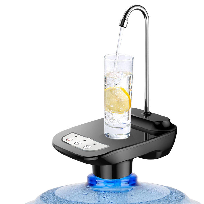 Electric Water Dispenser,Automatic Water Jup Dispenser Pump for 5 Gallon Bottle,Universal Water Bottle Dispenser Pump,Portable Water Pump for Water Jup for Camper Accessories,Home,Office Black
