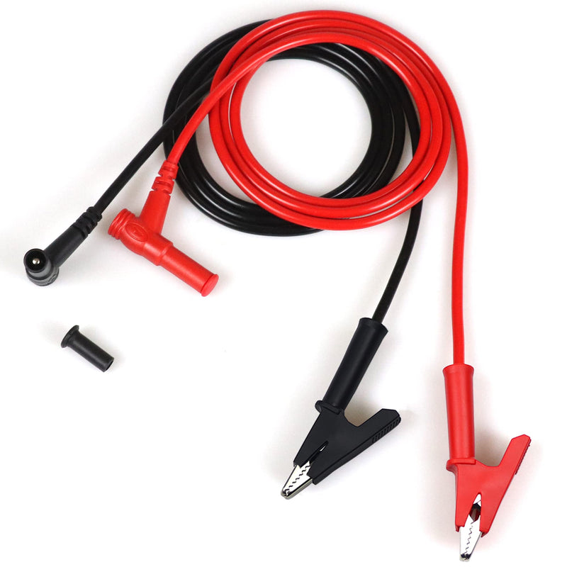[Australia - AusPower] - Multimeter Alligator Clips TES Leads,Banana Plug to Alligator Clip Electtical Testing Leads,Banana Plugs fit Most Digital Meters， Multimeter TES Leads Length 40.87 inches (2 Pieces） 