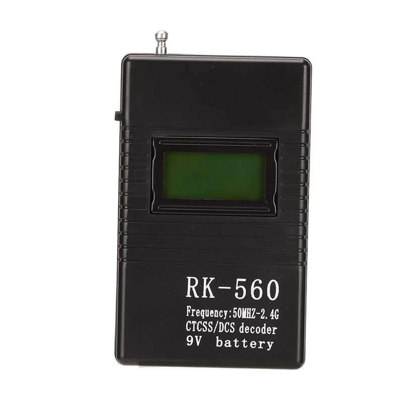 RK 560 Portable Frequency Counter Meter, Radio Frequency Meter with Antenna for The frequency of radio walkie talkies Battery Powered