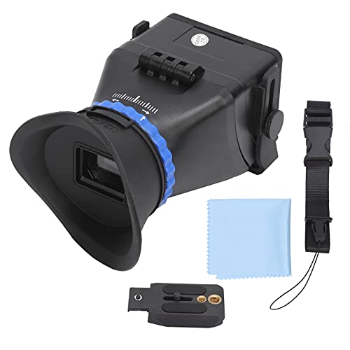 Camera Viewfinder,Professional 3.2 inch LCD Magnifier Viewfinder,3X Camera Screen Sunshade Hood for SLR Camera Camcorder