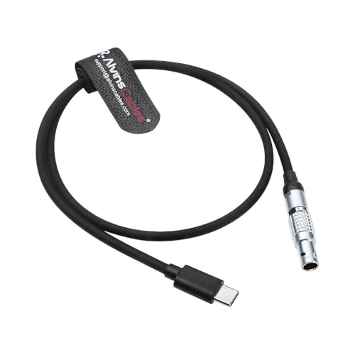 Alvin's Cables PD USB-C Type-C to 2 Pin Power Cable for Tilta| Teradek| SmallHD| Z-CAM Fast Charging Cable Ultra-Soft 60cm|24inches Standard Straight type-c 60cm