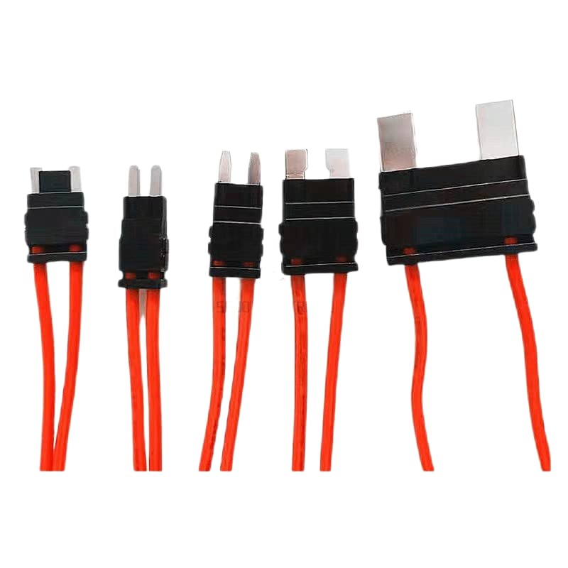 5 PCS Repair Car Fuse Holder Connector - Mini ATM Acc Fuse Tap, 32V, 20 Amp, 16AWG, 23CM Cable - Comfortably Tap and Test Automotive Circuits, Perfect for Hard to Reach Fusebox Panels