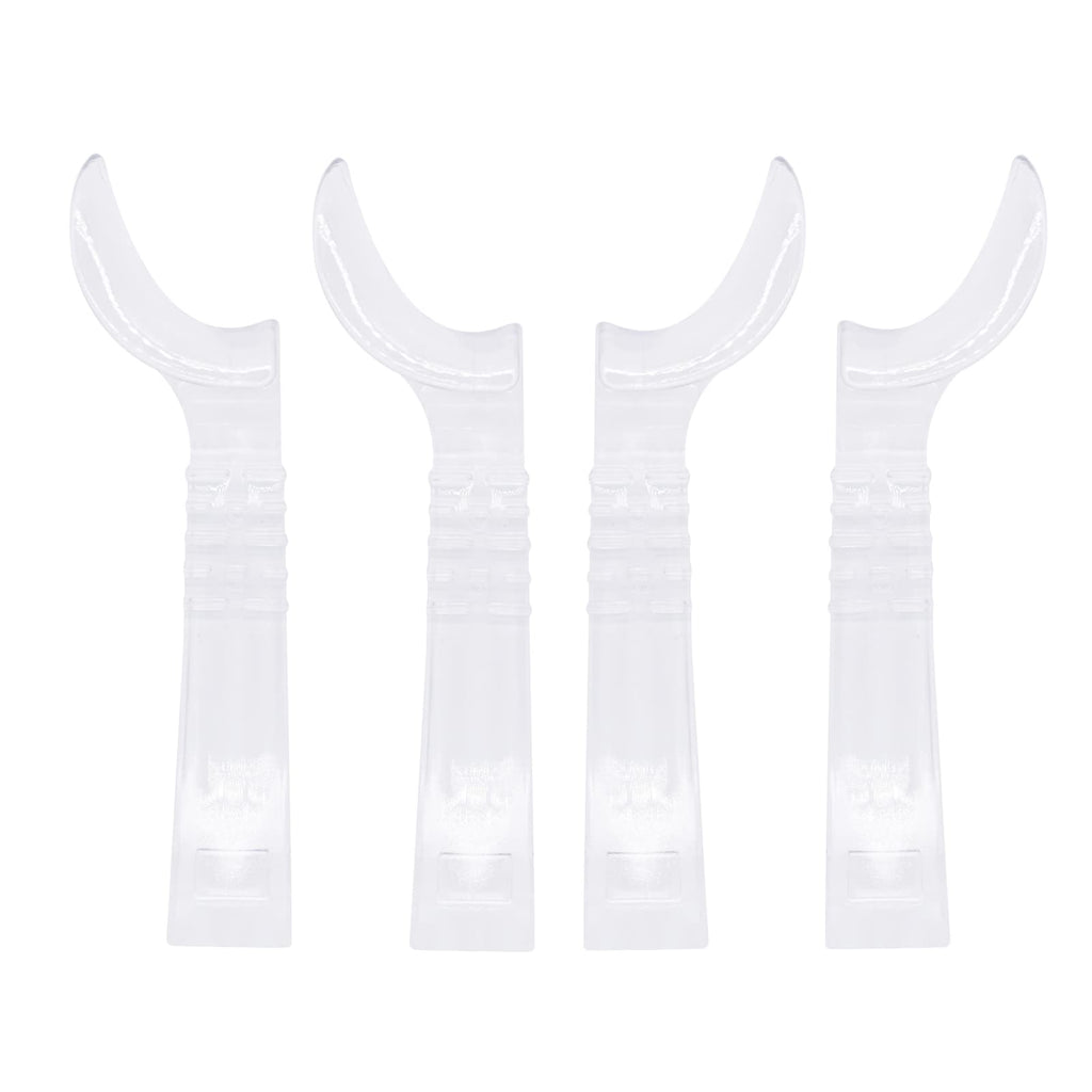 Angzhili 4 Pcs Dental Intraoral Cheek Retractor,Half-Lip Retractor,Unilateral Lip Retractors for Adults,Oral Care Tool,2 Left+2 Right,Large Size