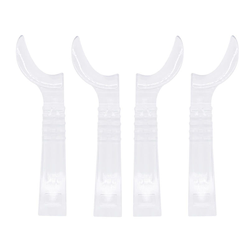 Angzhili 4 Pcs Dental Intraoral Cheek Retractor,Half-Lip Retractor,Unilateral Lip Retractors for Adults,Oral Care Tool,2 Left+2 Right,Large Size