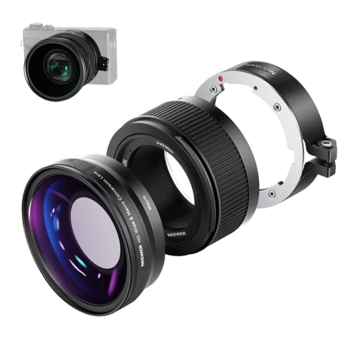 NEEWER Wide Angle Lens Compatible with Canon G7X Mark III Camera, 2 in 1 for G7X MARK III (Black)