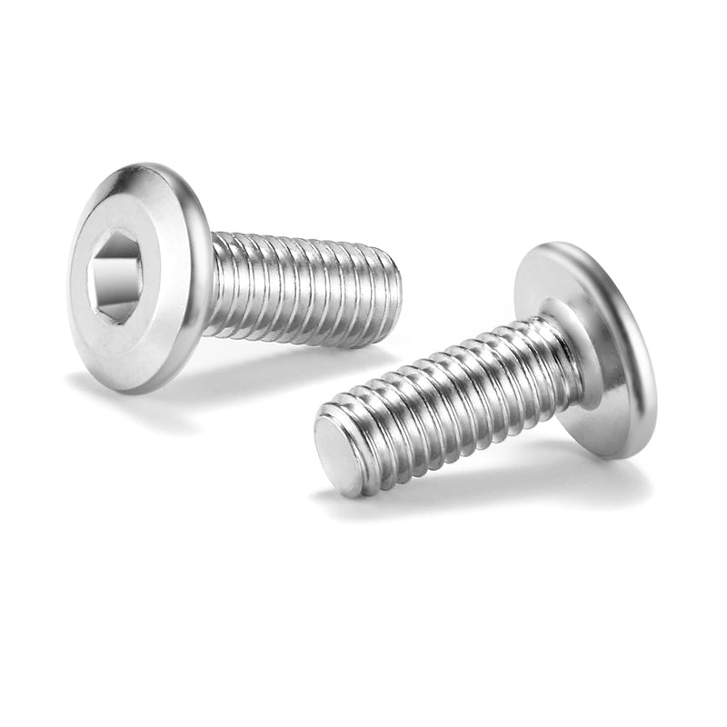 [Australia - AusPower] - M6 x 18mm 10Pcs Flat Head Hex Socket Cap Screws Bolts, 304 Stainless Steel 18-8, Full Thread by SG TZH (with Hex Spanner) 10 M6 x 18mm 