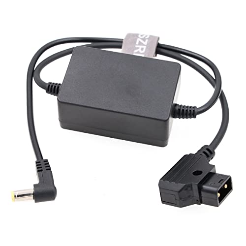 SZRMCC Anton V-Mount Gold Mount Battery D-tap to DC Barrel Power Cable for Canon C70 XF605 XF705 Camera (Right Angle DC) Right Angle DC