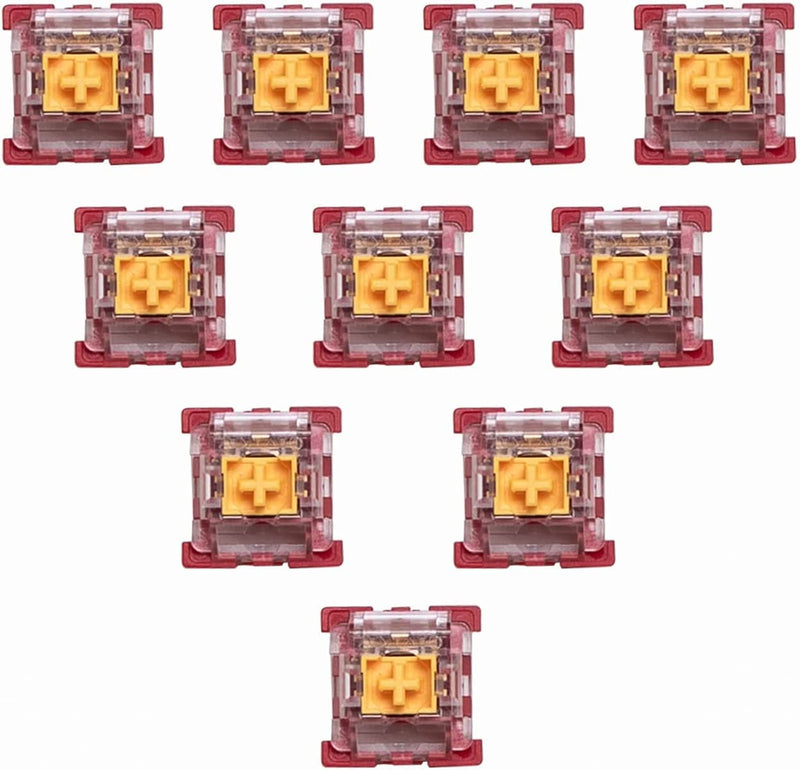 [Australia - AusPower] - GK GAMAKAY Silent Linear Mechanical Keyboard Switch, 70Pcs/Pack GamaKay Phoenix Switch 3 Pin Pre-lubed Switches for LK67 TK75 CK68 DIY Mechanical Gaming Keyboard (Phoenix Switch-70Pcs) Phoenix Switch-70Pcs 