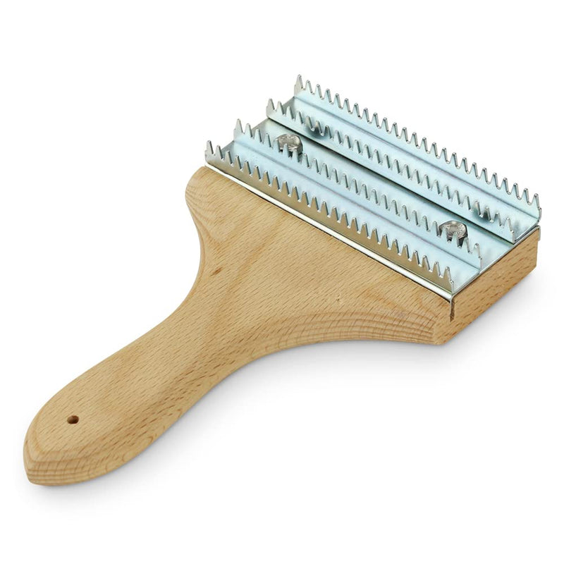 [Australia - AusPower] - BHA 8" Buffing Wheel Rake for Removing Residual Buff Compound, Single Handle 