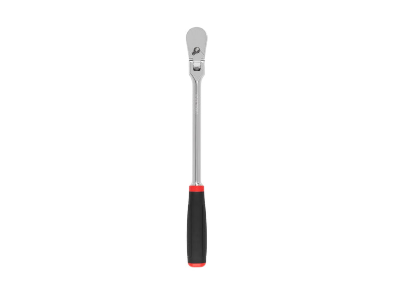 TEKTON 3/8 Inch Drive x 12 Inch Flex Head Long Ratchet | SRH22112 Non-Quick-Release