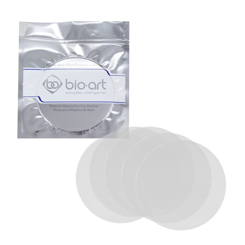 [Australia - AusPower] - Dental Vacuum Forming Splint Sheets Round, 1MM, Hard PET-G Dental Lab Splint Thermoforming Material for Vacuum Forming Machine ?134mm, 5 Sheets 