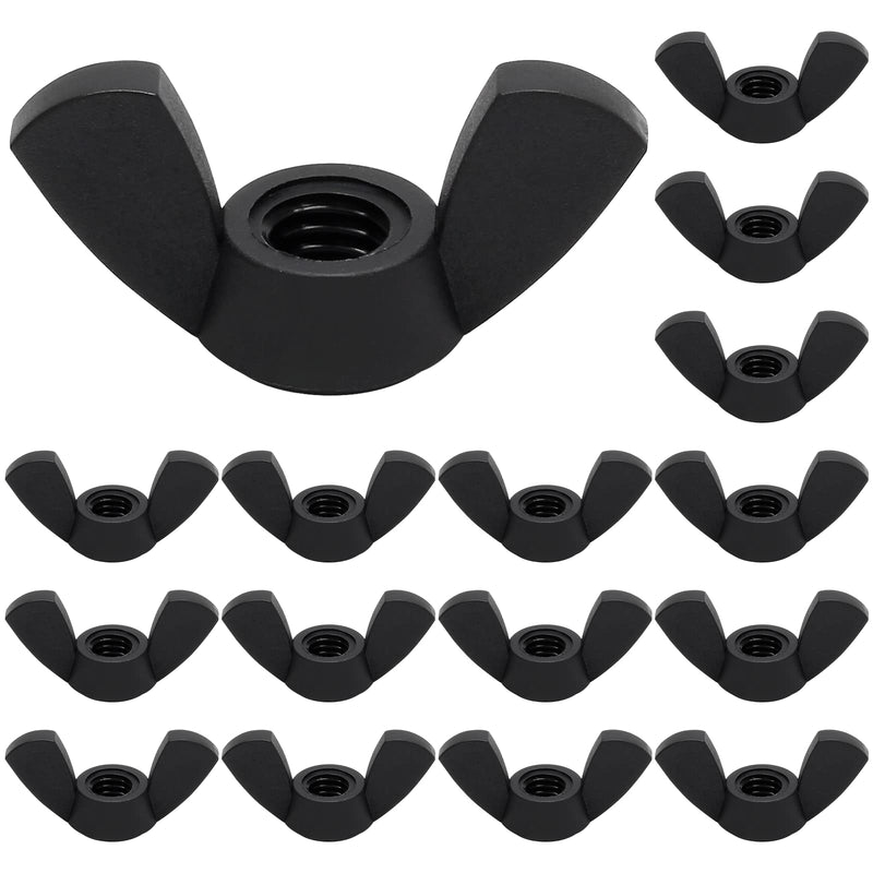[Australia - AusPower] - 30Pcs M6 Wing Nuts Nylon Butterfly Nut Hand Twist Fasteners Hardware Parts (5/16 Inch) 