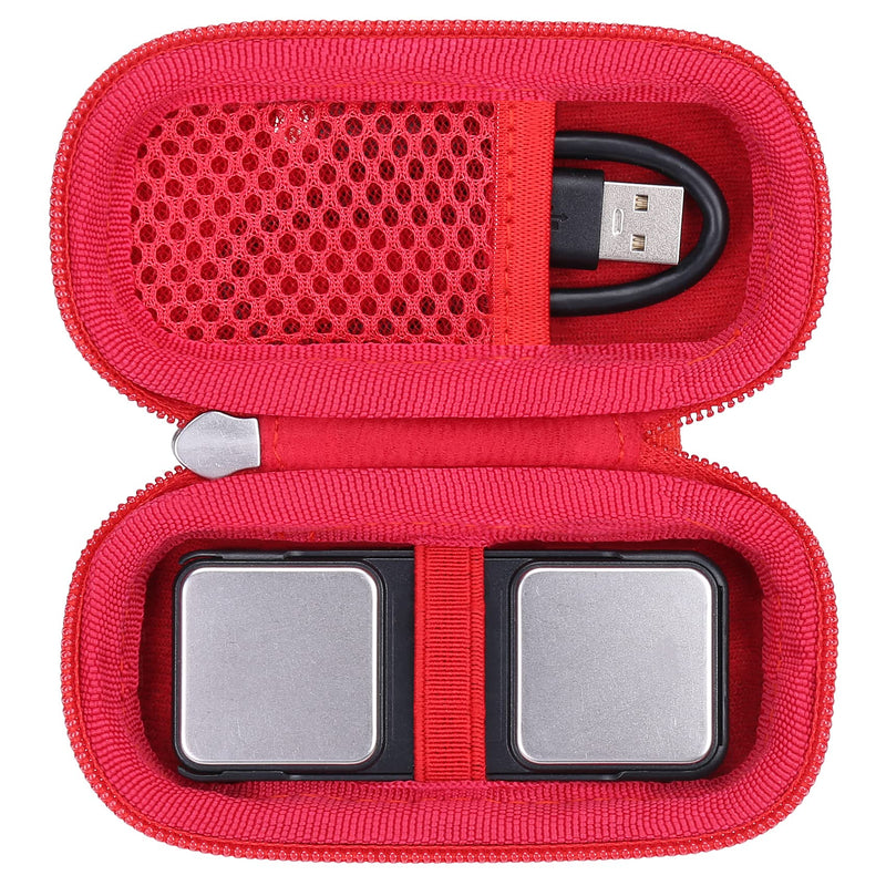 [Australia - AusPower] - Khanka Hard Case Replacement for AliveCor Kardia Mobile ECG/KardiaMobile 6L EKG (Red) Red 
