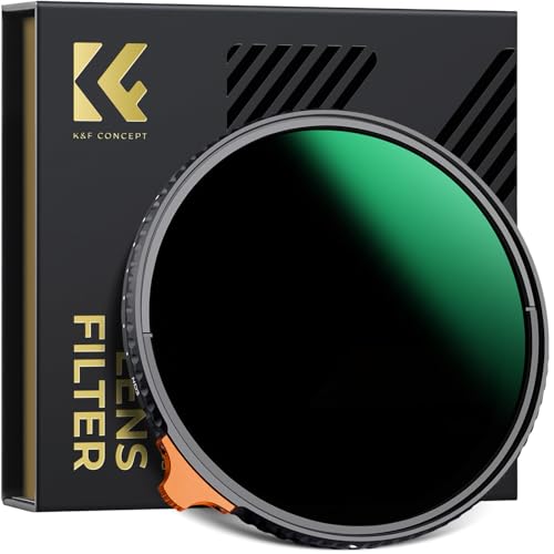 K&F CONCEPT 52mm Variable ND Camera Lens Filter ND3-1000 (1.5-10 Stops)