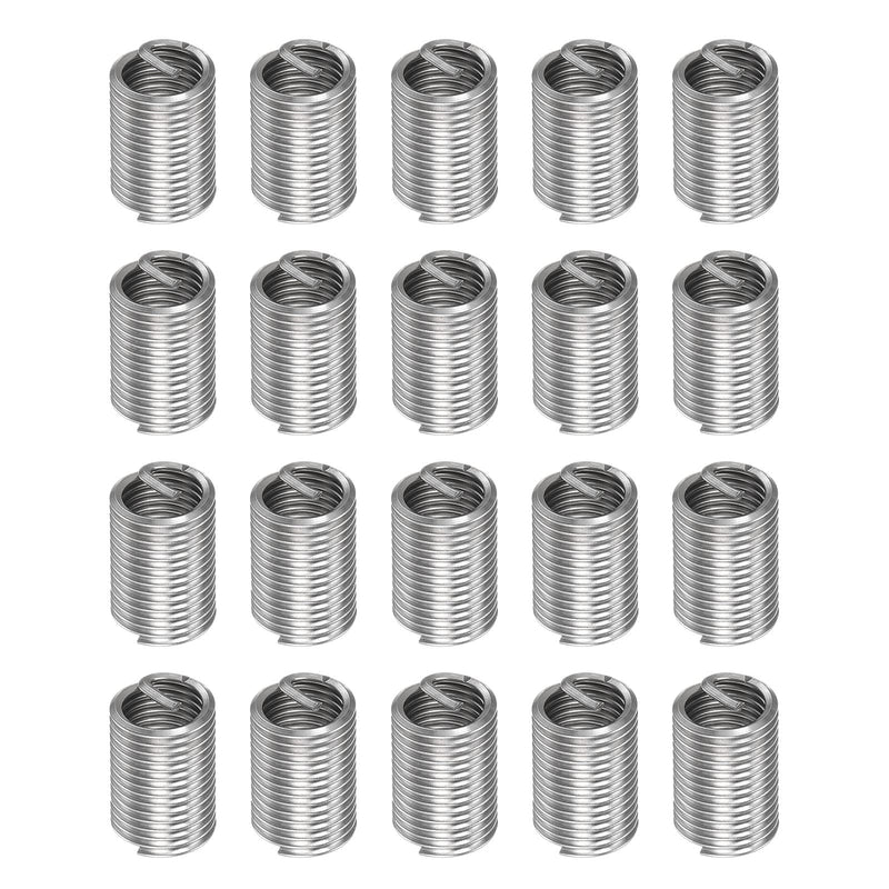 [Australia - AusPower] - 20pcs Wire Thread Inserts M12 x 1.75 2.5D 304 Stainless Steel Helical Coiled Wire Threaded Sleeve 