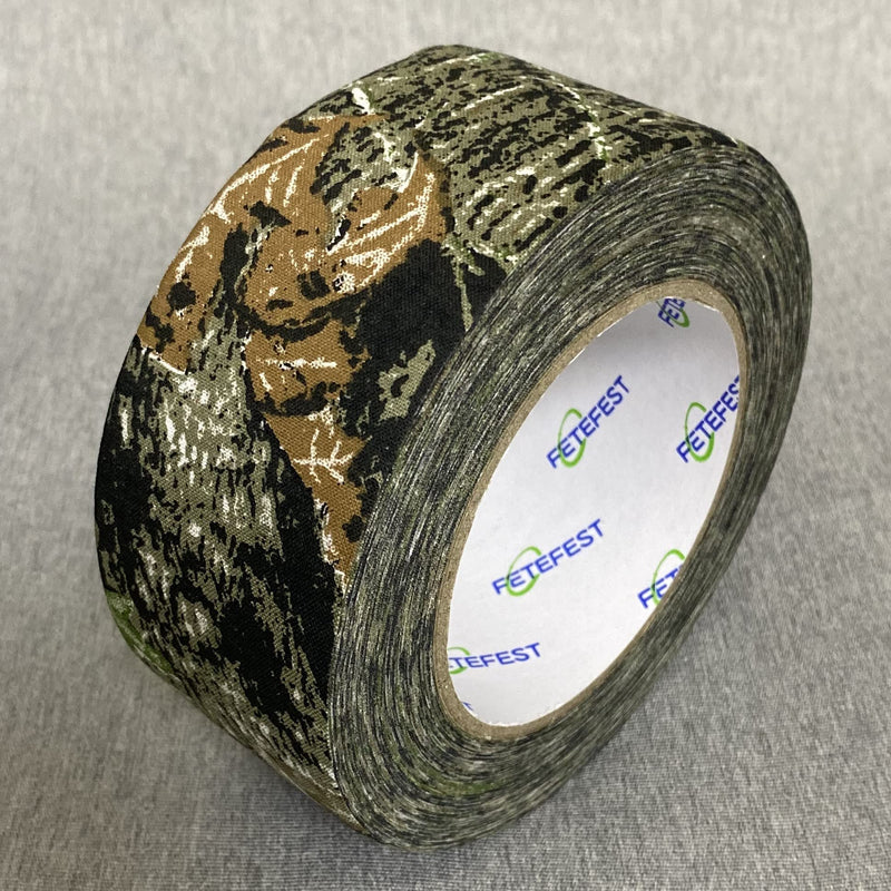 Camo Tape Camouflage Tape No Residue, Non-Reflective 2" by 30Yard with Various Camo Patents Maple Camo