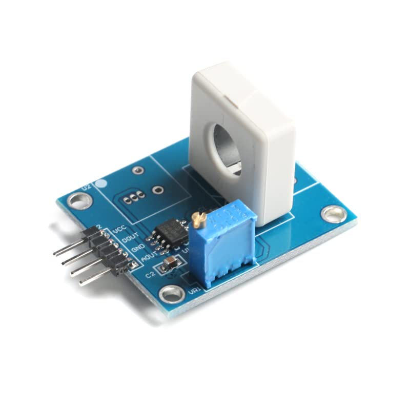 [Australia - AusPower] - WCS1800 Hall Current Sensor Detector 35A Current Sensor Module Board Short Circuit Overcurrent Protection Module Sensor with Overcurrent Lamp 