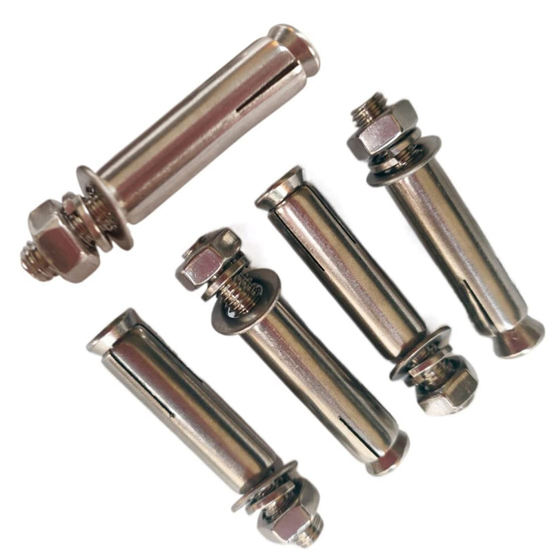 [Australia - AusPower] - Stainless Steel Expansion Bolts M6x60mm External Hex Expansion Bolt (5 Pack) 