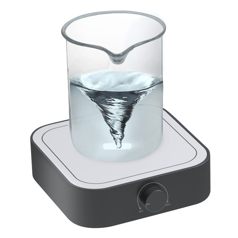 [Australia - AusPower] - 3000rpm Magnetic Stirrer Mixer with Stir Bar, Brushless DC Motor Max 3000ml Magnetic Stir Plate Mixer Black-White?No Hot) White-Black 