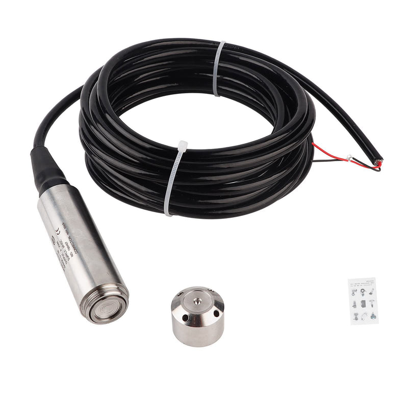 [Australia - AusPower] - 0-3m Liquid Level Transmitter, YB2JF 12-32VDC 4-20mA Level Sensor Throw in Type Water Level Transducer 304 Stainless Steel 5m Cable 
