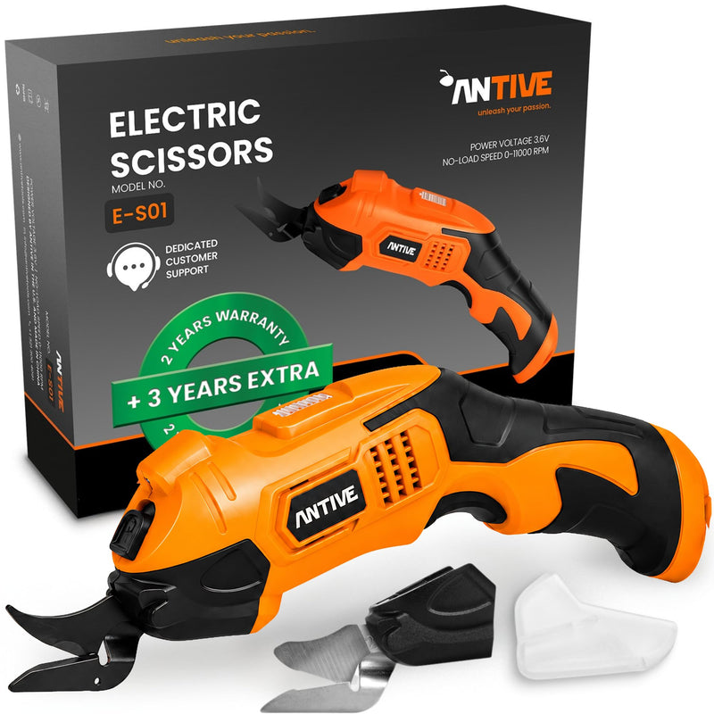 Electric Scissors for Fabric – Cordless Electric Fabric Scissors with Ergonomic Grip, Rechargeable Electric Fabric Cutter for Sewing, Crafts, Quilting & DIY Modern