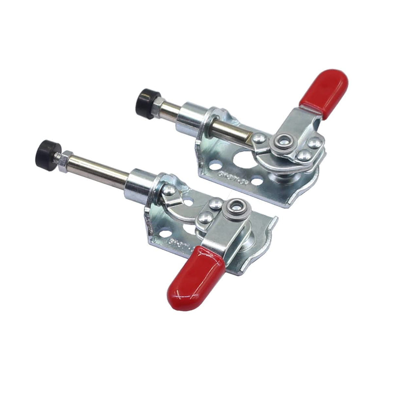 [Australia - AusPower] - 2Pcs GH-301-CR Handle Quick Release Left and Right Push-pull Toggle Clamp quick release push pull clamp (Right) 301CR Right?301-CR? 