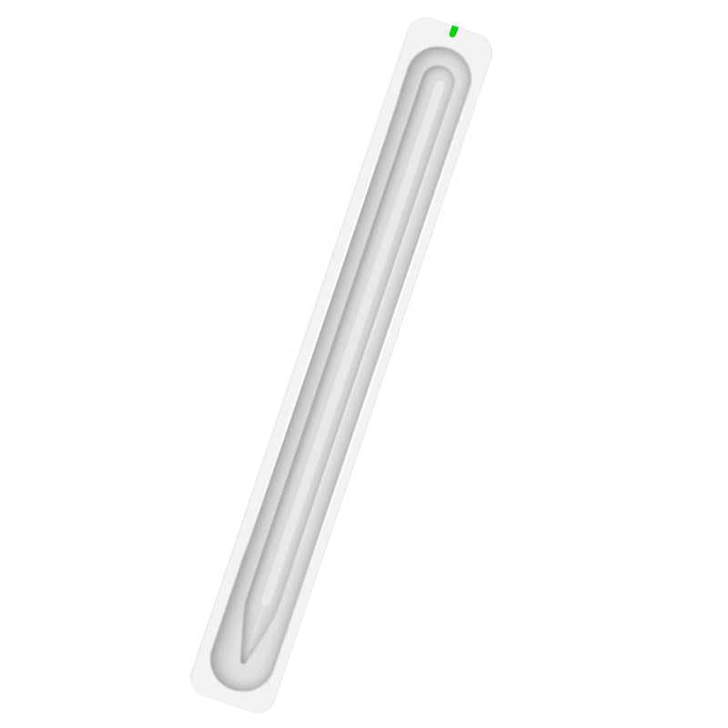 [Australia - AusPower] - Charging Case Compatible with Apple Pencil 2nd Generation Only, Magnetic Charging Stand for Ipad Pen 2nd Gen with USB Cable, LED Indicator Light, Anti-Silp Base (White) 