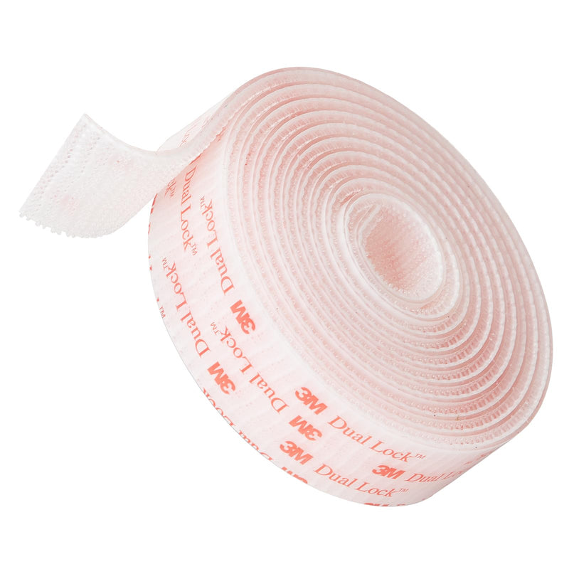 [Australia - AusPower] - 3M Dual Lock SJ3560 1"×4ft Clear 1 Pack Reclosable Fastener Mounting Tape Interlocking Mushroom Shaped Strong Adhesive Hook Lock Sticky Tape for Indoor and Outdoor(DC2512) Small Pack 